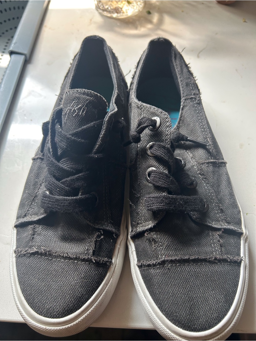 Blowfish Black Canvas Sneakers